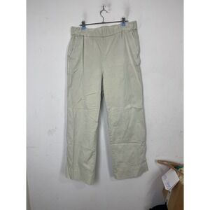 J.Crew Re-Imagined Tall Pull-On Wide-Leg Pants Sage Green Astrid Womens LT